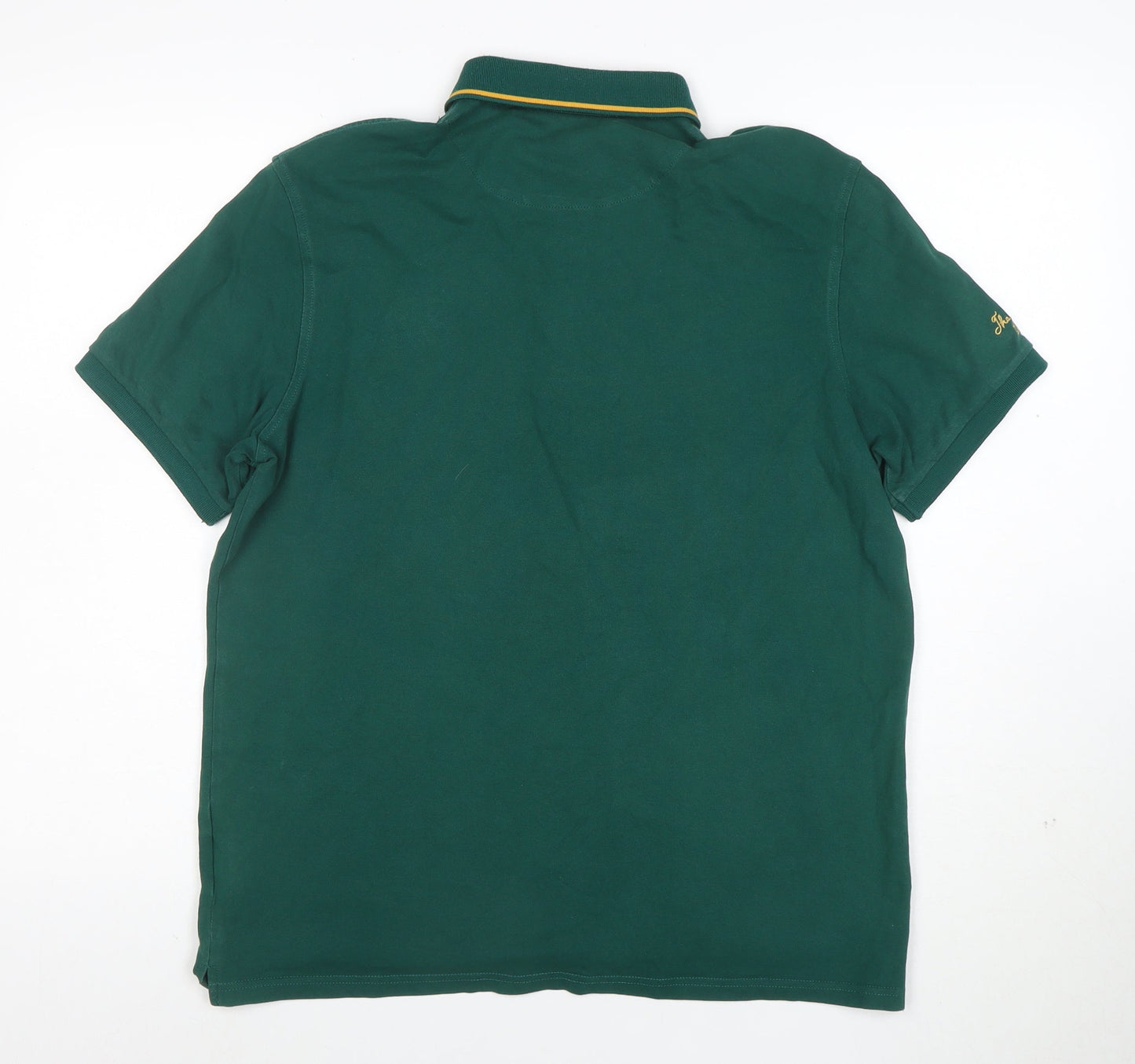 SPE Men's Green 2XL Polo Shirt Royal National Embroidered Cotton