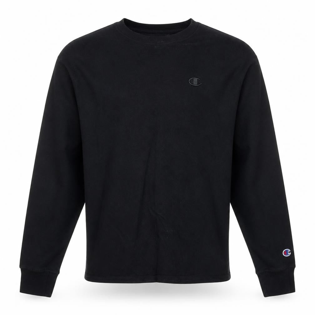 Champion Men's Black Small Pullover Crew Neck Sweatshirt