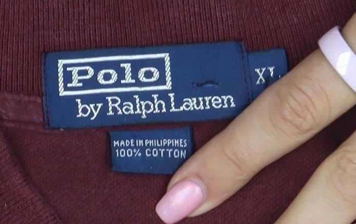 Ralph Lauren Men's Brown XL Long Sleeve Cotton Polo Shirt