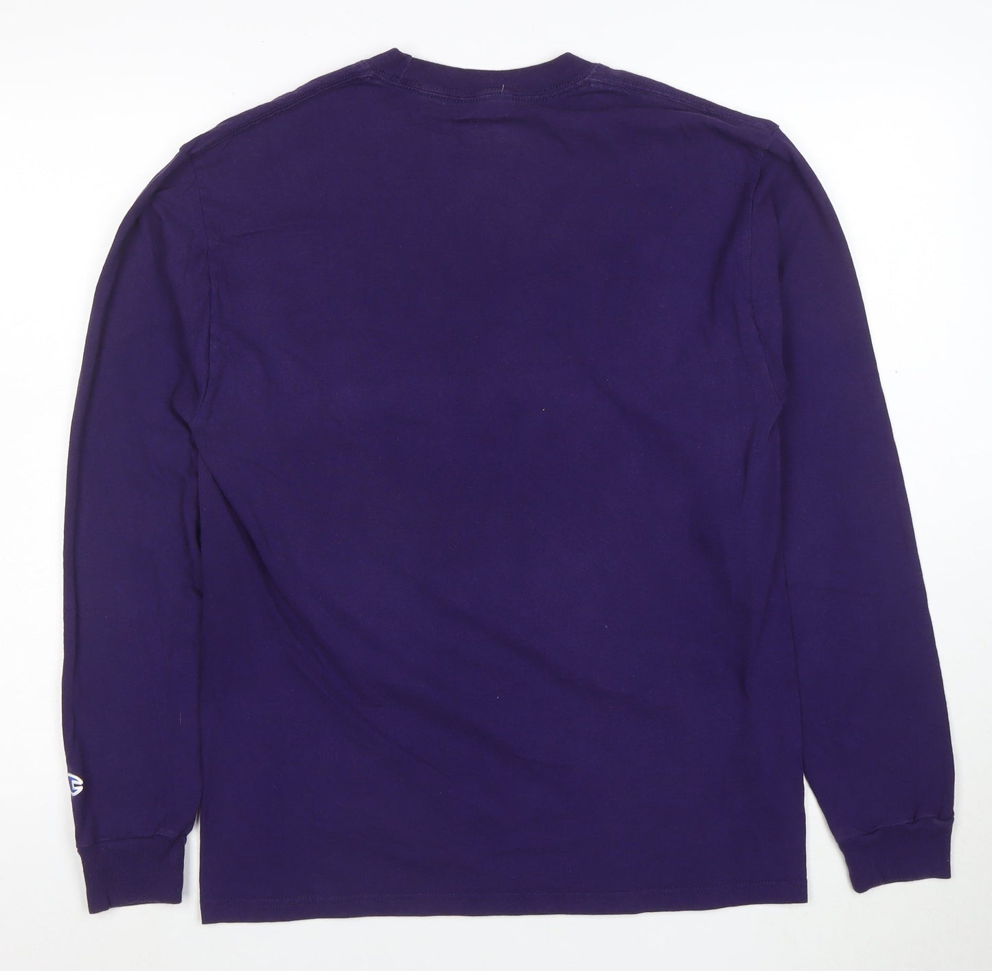 Champion Men's Purple Furman University Long Sleeve T-Shirt Size M