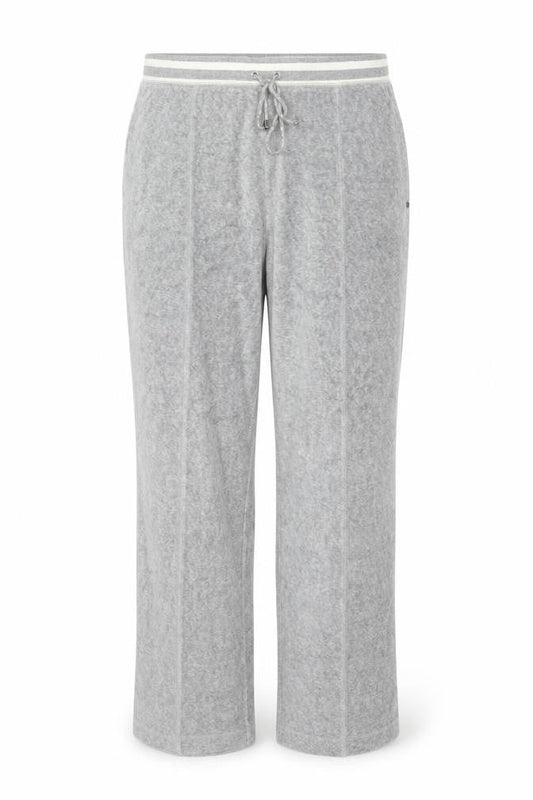 Liz Claiborne Women Petite Grey Cotton Blend Sweatpants L