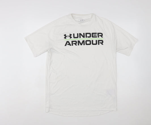 Under Armour Mens White M Basic Performance T-Shirt