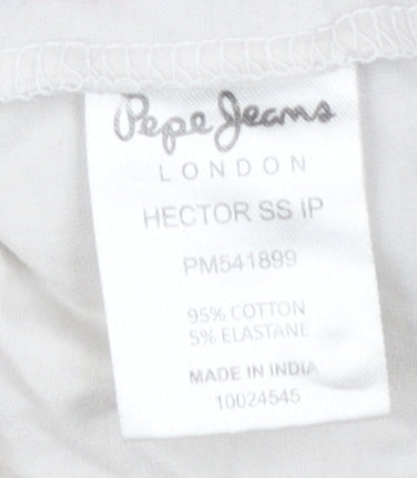 Pepe Jeans Men’s Multicoloured Geometric Polo Shirt Size 2XL