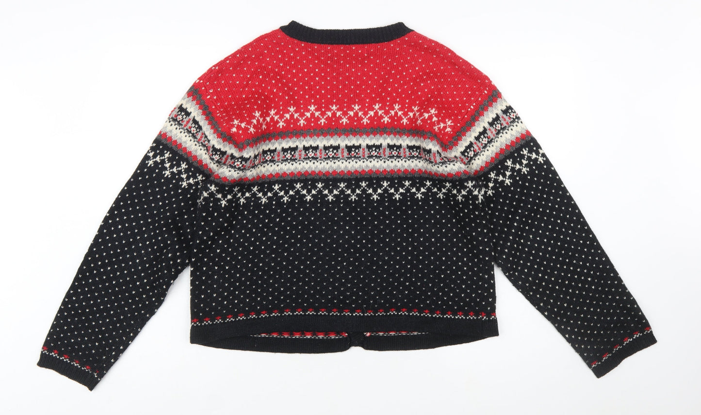 Mountain Lake Women's Multicoloured Fair Isle Cardigan M Wool Blend