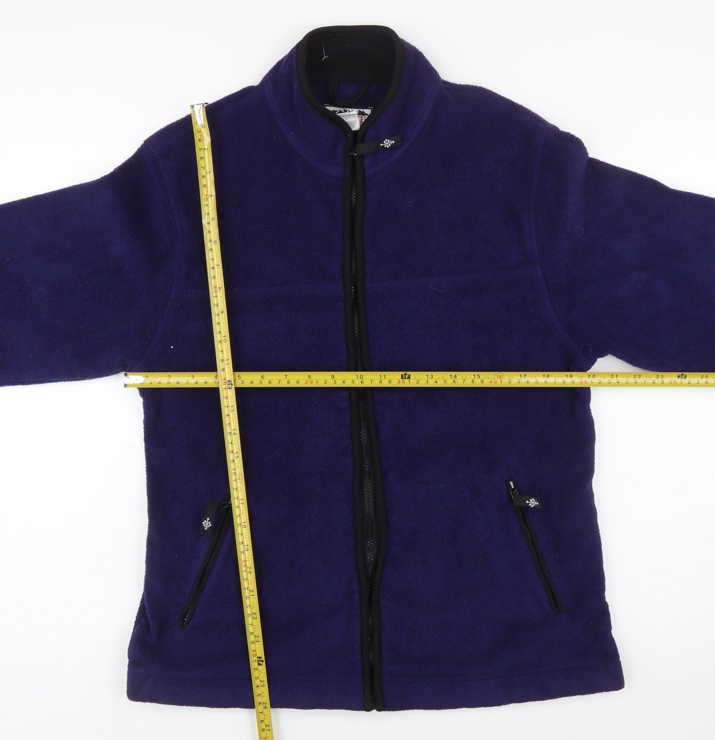 Alpine Tek Men's Blue Fleece Full Zip Outdoor Jacket Size L