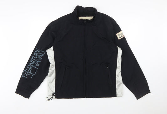 Murphy & Nye Men's Black Polyamide Windbreaker Jacket S