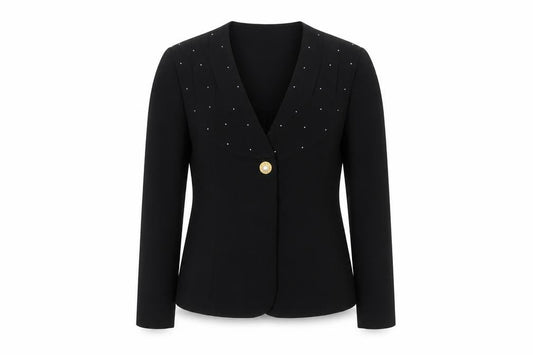 Liz Claiborne Women’s Black Size 12 Shawl Collar Tuxedo Blazer