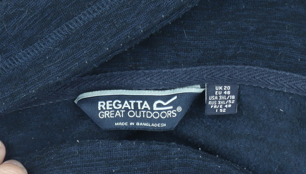 Regatta Great Outdoors Women's Navy Blue Pullover Sweatshirt UK 20