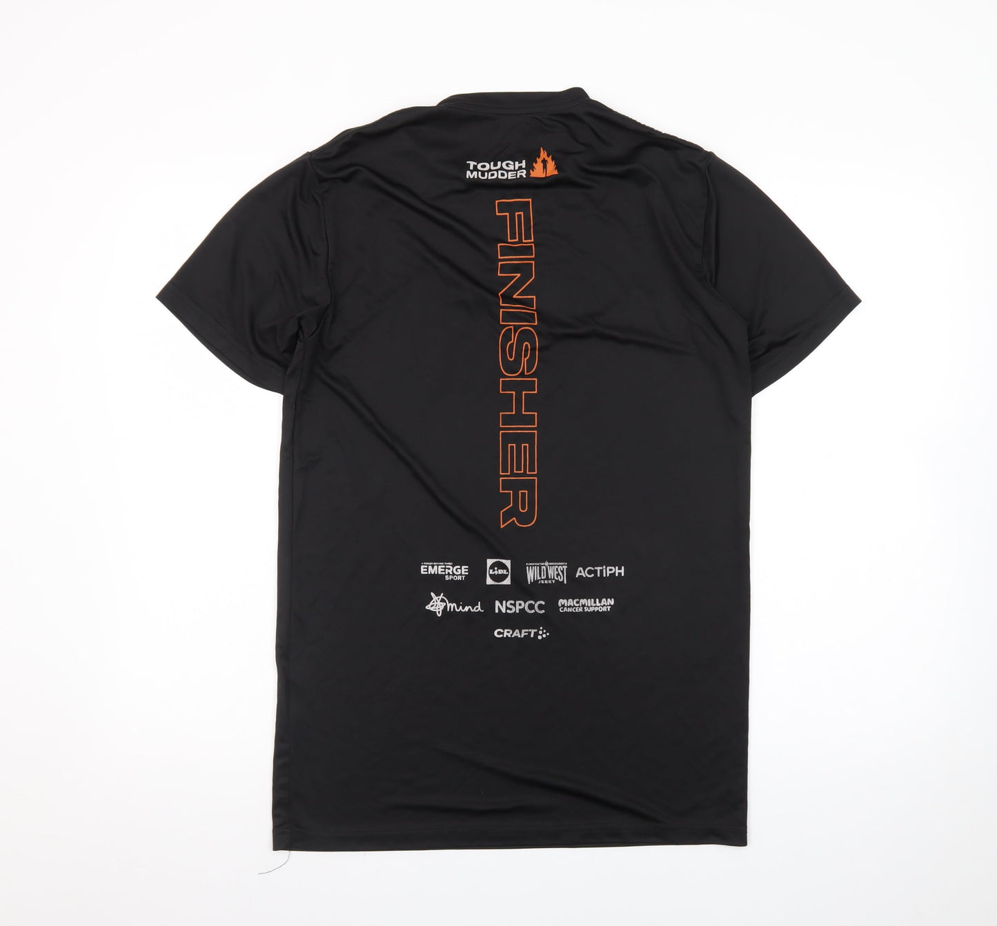 Craft Tough Mudder Unisex Black Athletic Fit T-Shirt M