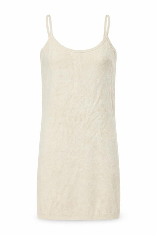 Zara Women Beige XS Slip Dress Sleeveless Knit Viscose Blend