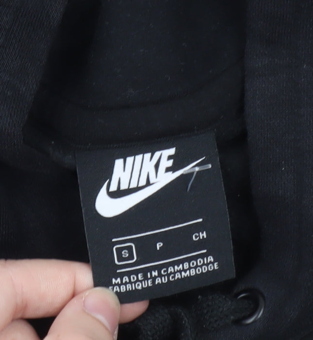 Nike Men's Black Pullover Hoodie Small Just Do It Logo Sportswear