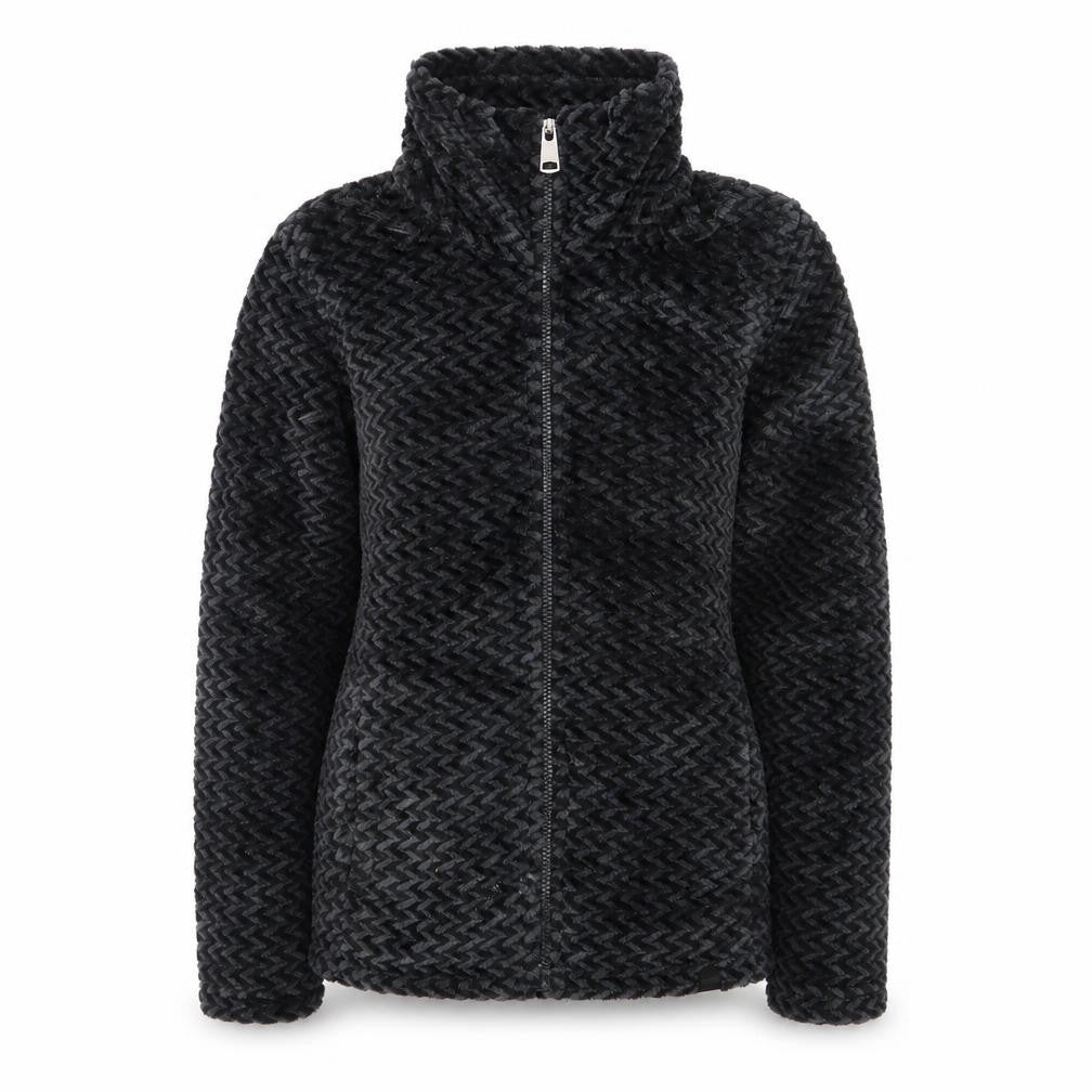 Regatta Womens Black Fleece Jacket Size 10 Lightweight Zip Up