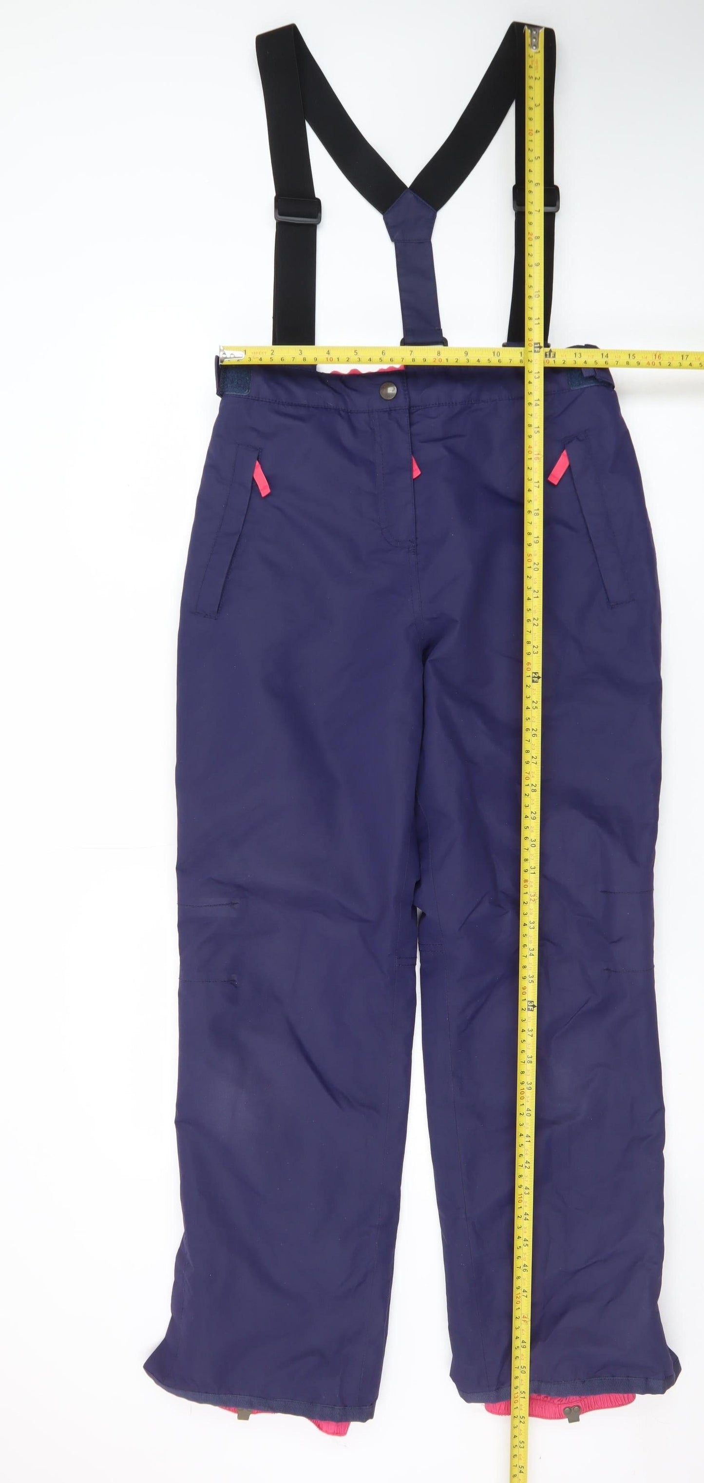 Johnnie B Teens Blue Waterproof Lined Snow Pants 15-16Y Adjustable