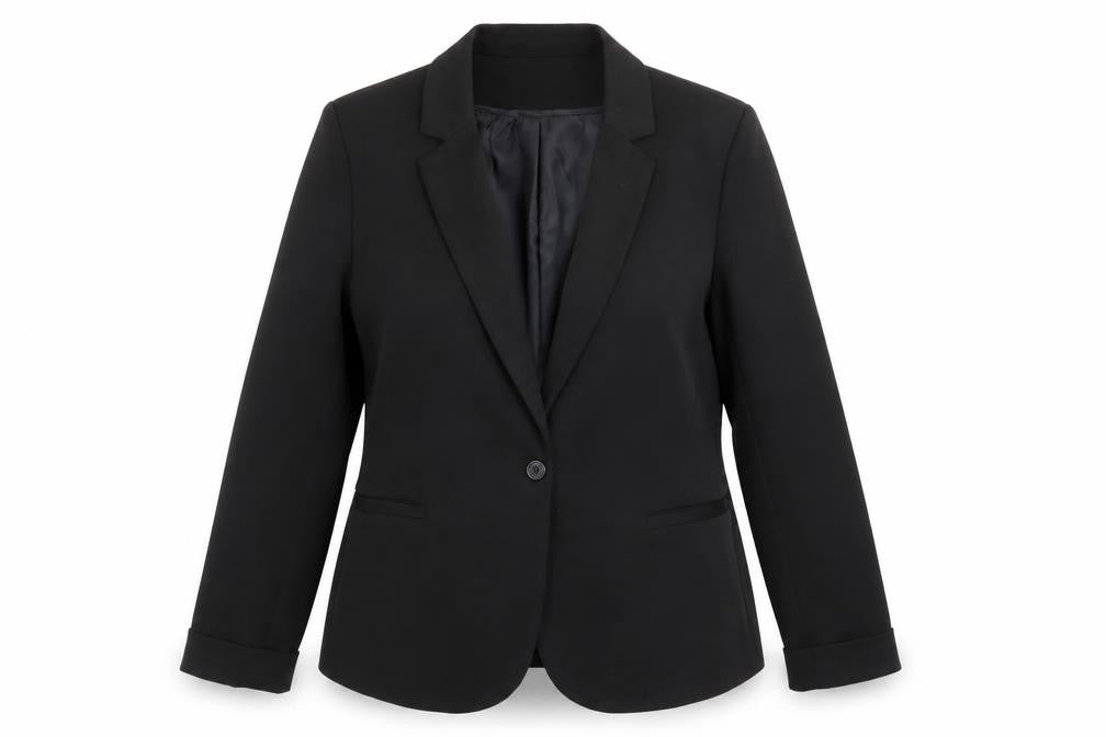 New Look Women Black UK 18 Classic Single-Breasted Blazer