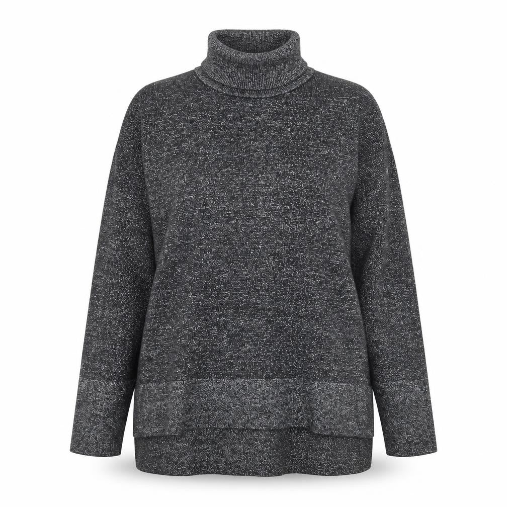 Tu Women’s Grey Roll Neck Long Sleeve Knit Jumper Size 20