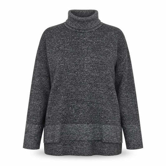 Tu Women’s Grey Roll Neck Long Sleeve Knit Jumper Size 20