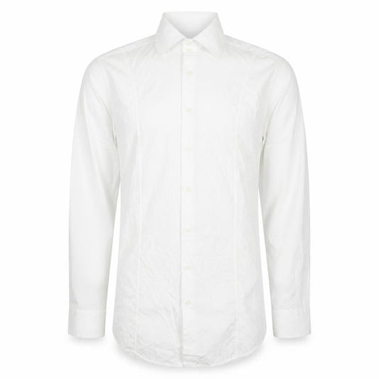 Willman Men's White 42 Regular Fit Long Sleeve Cotton Dress Shirt