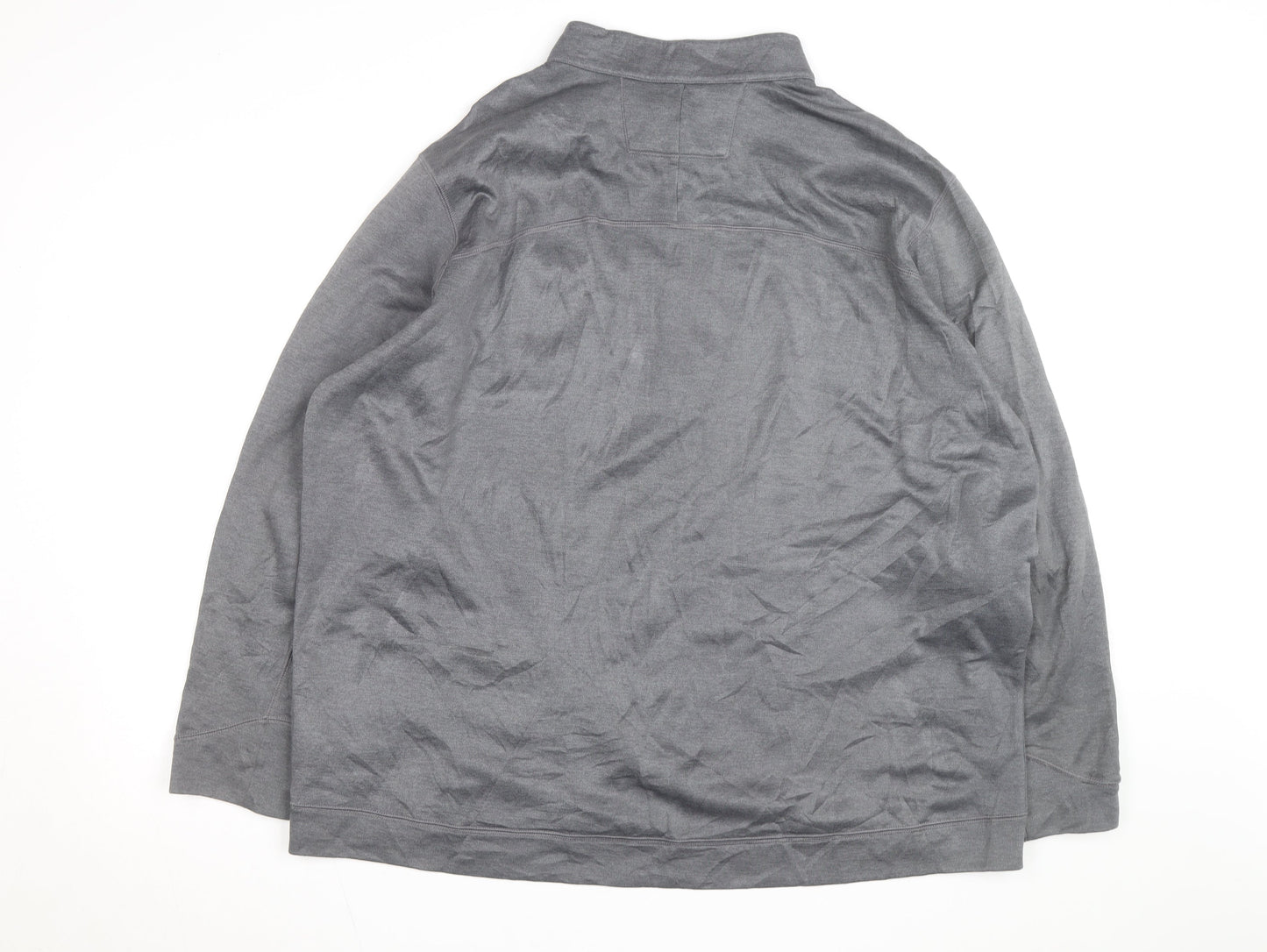 Nike Golf Men's Grey 2XL 1/4 Zip Polyester Activewear Jacket