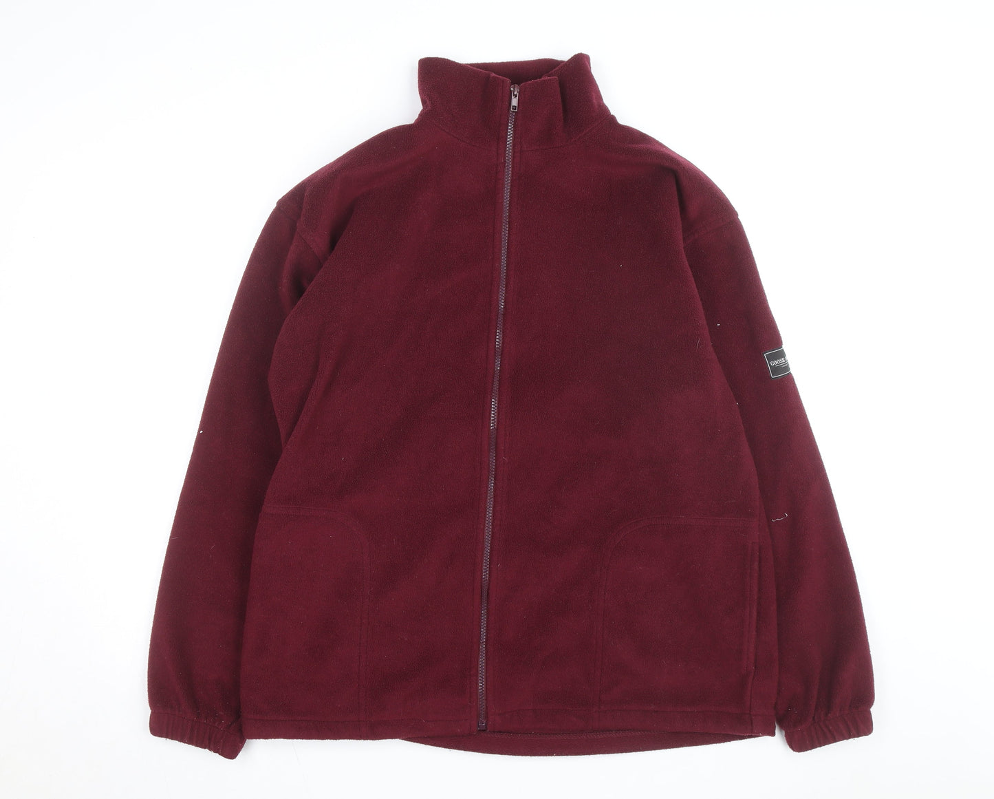 Geese & Gander Men's Burgundy Fleece Windbreaker Jacket Size L