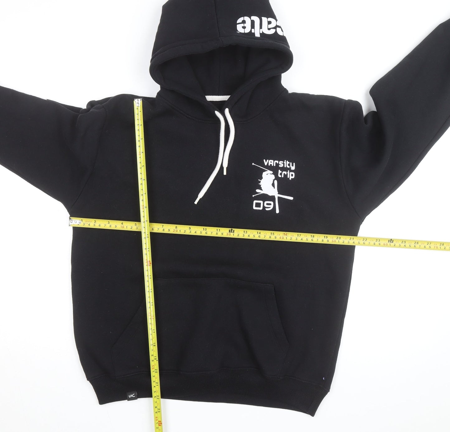 Syndicate Varsity Trip 09 Black Men's Pullover Hoodie Size S