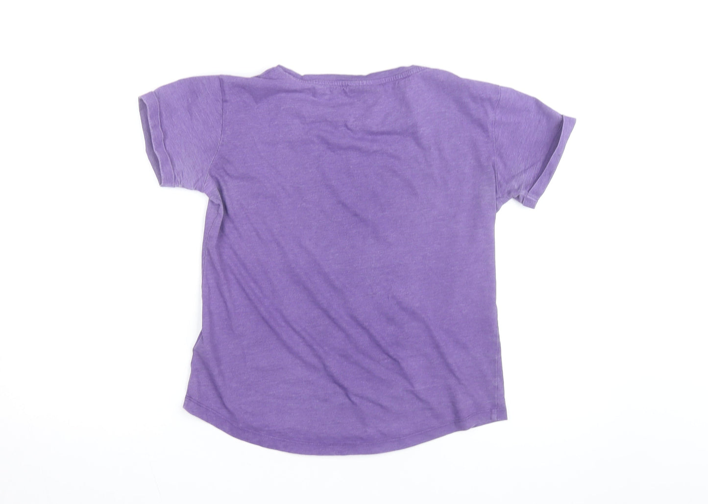 New Balance Women's Purple Short Sleeve Cotton T-Shirt Size S