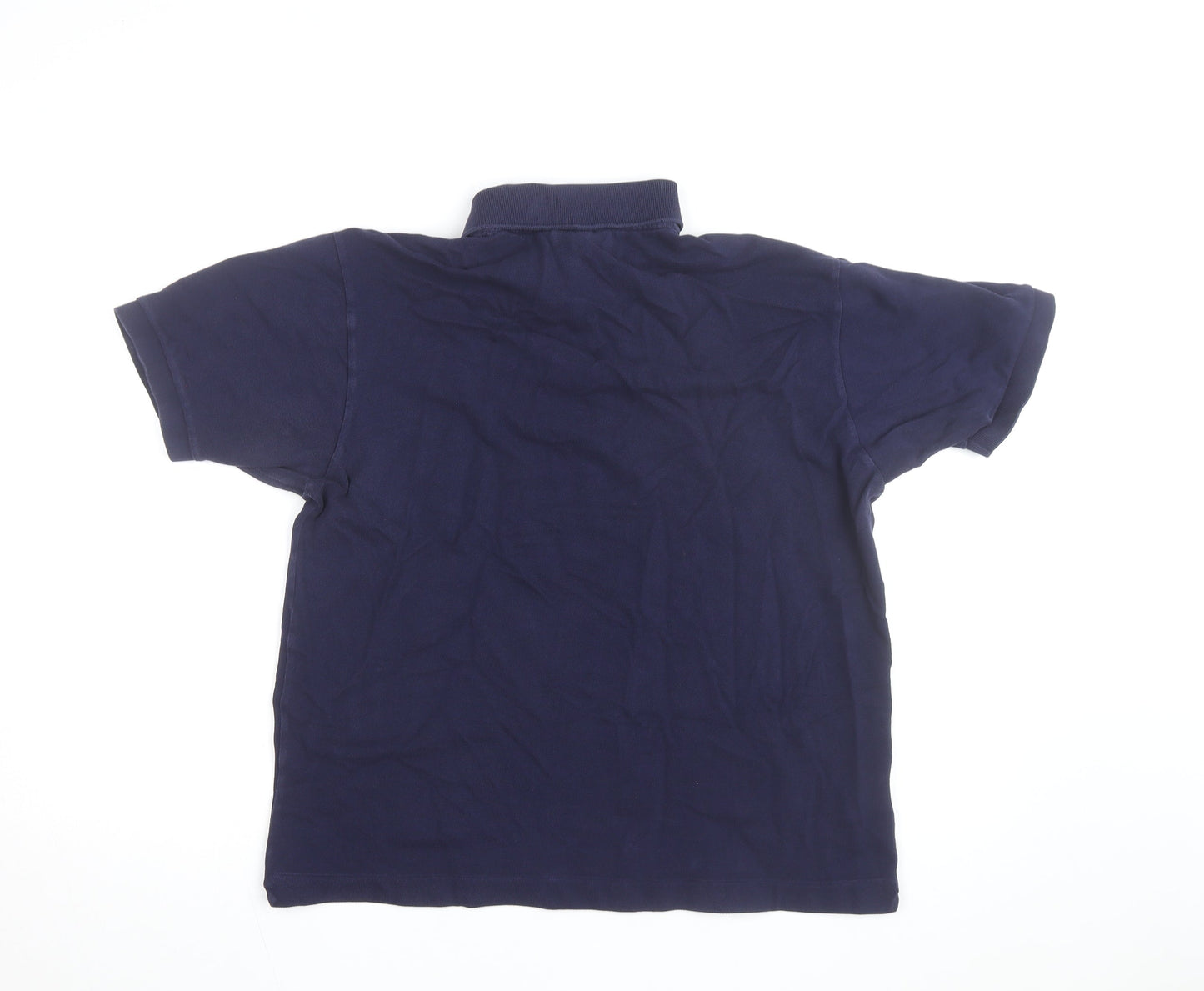Lacoste Men's Blue Classic Fit Cotton Polo Shirt Size L
