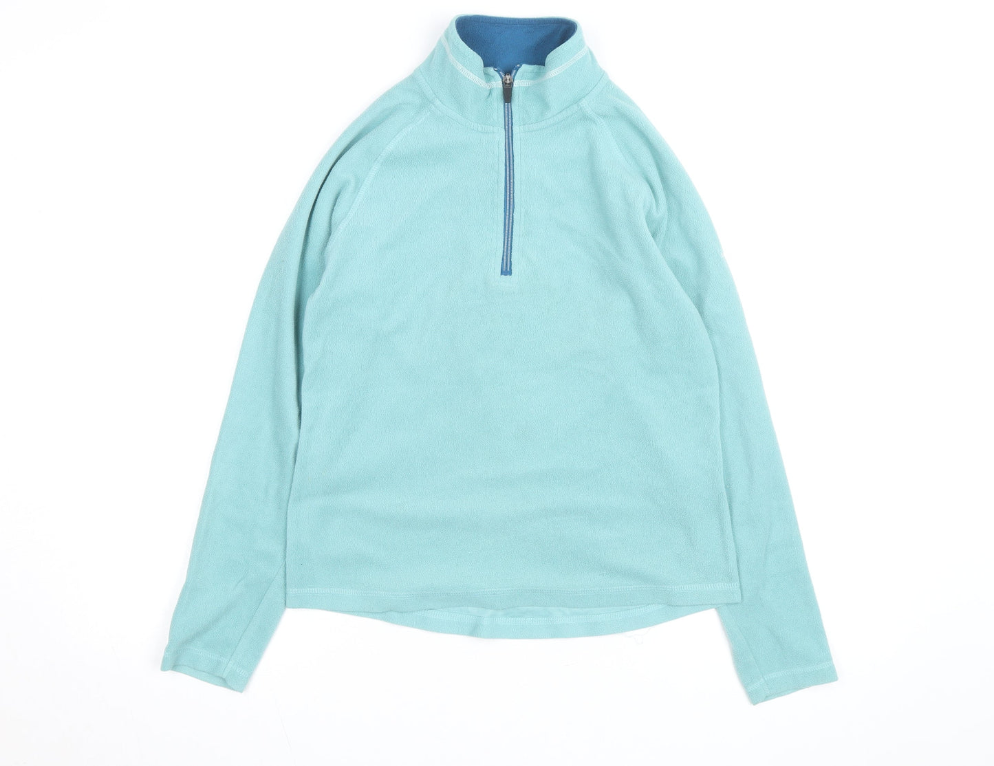 Trespass Womens Blue Fleece Pullover Sweatshirt UK 12 Medium