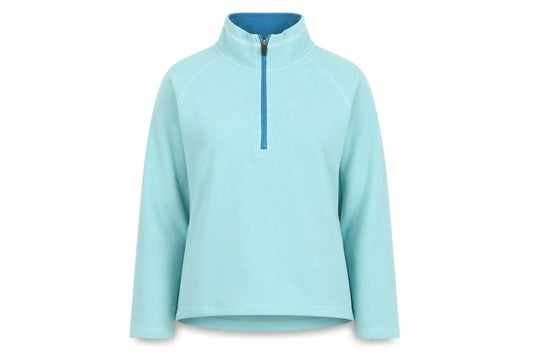 Trespass Womens Blue Fleece Pullover Sweatshirt UK 12 Medium