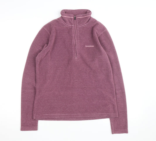 Craghoppers Womens Purple Fleece Pullover Sweatshirt UK 12
