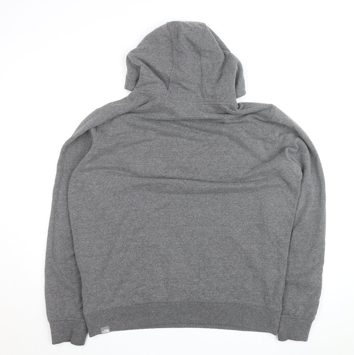 The North Face Mens Grey Pullover Hoodie XL Logo Outdoor Sweatshirt