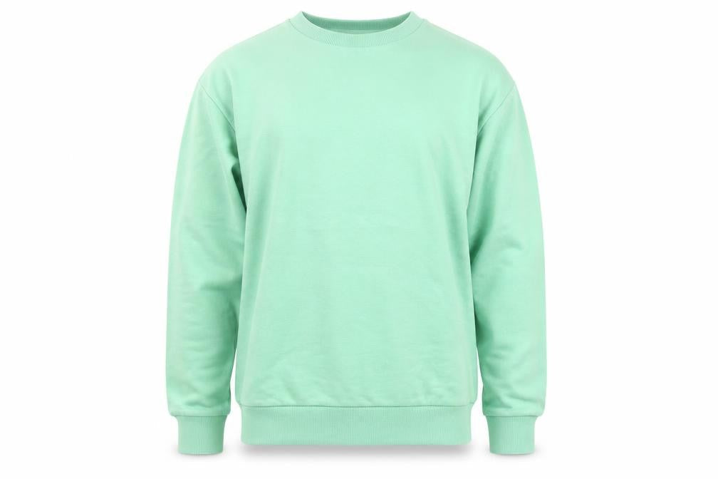 Marks & Spencer Men's Green Crew Neck Pullover Sweatshirt Size M