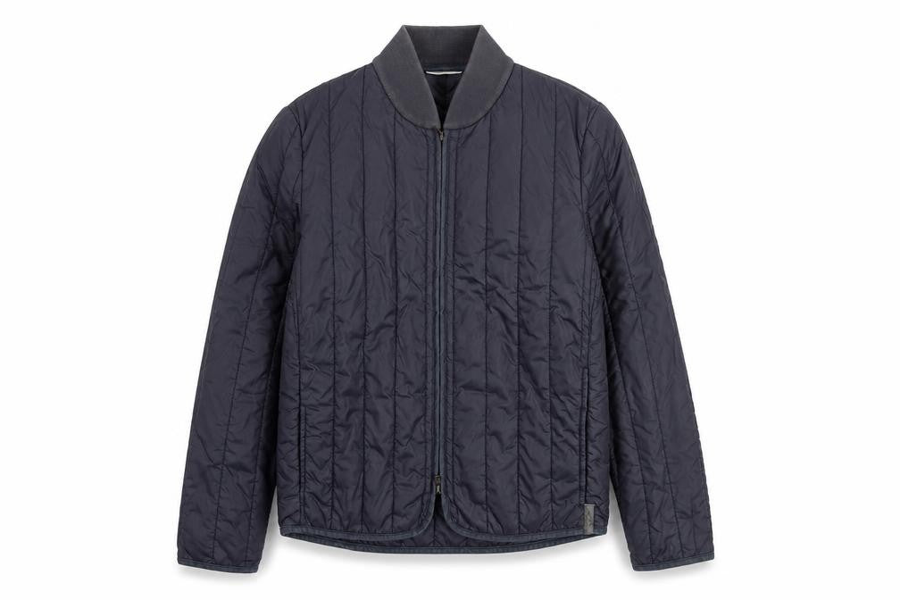 DKNY Jeans Men's Blue Quilted Nylon Jacket Size S