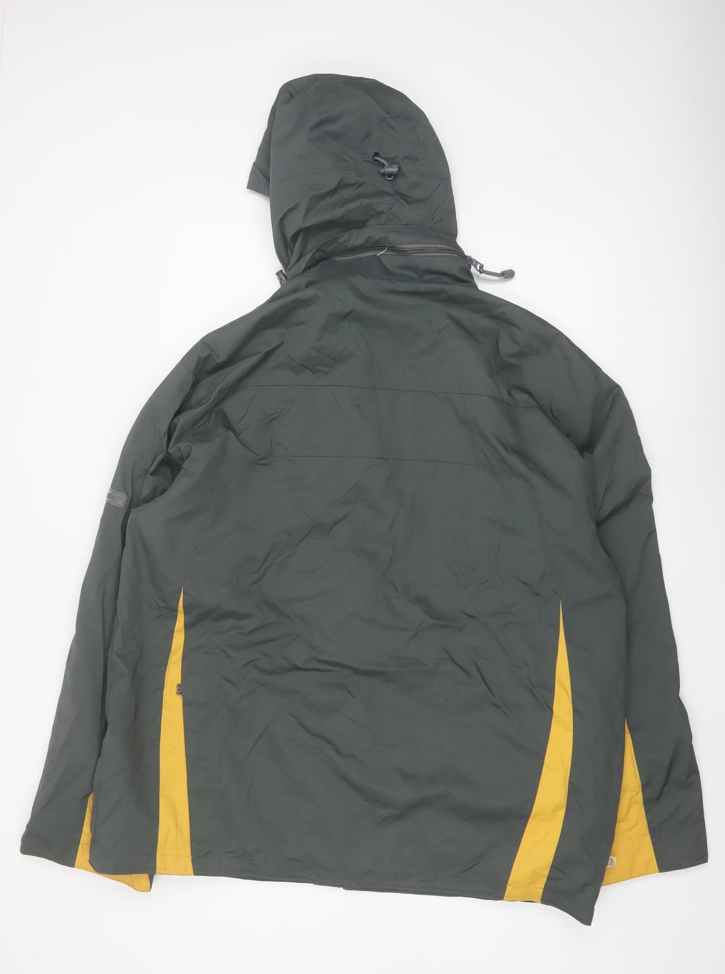 Black Dot Men's Green Waterproof Hooded Parka Jacket XL