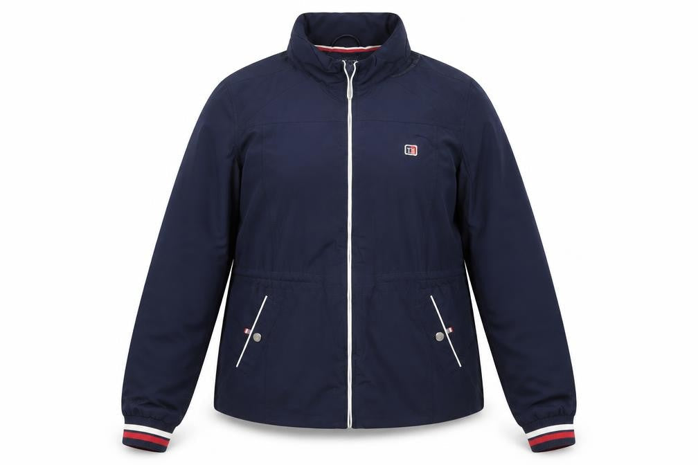 Tommy Hilfiger Women's Blue Bomber Jacket Size S Full Zip Lightweight