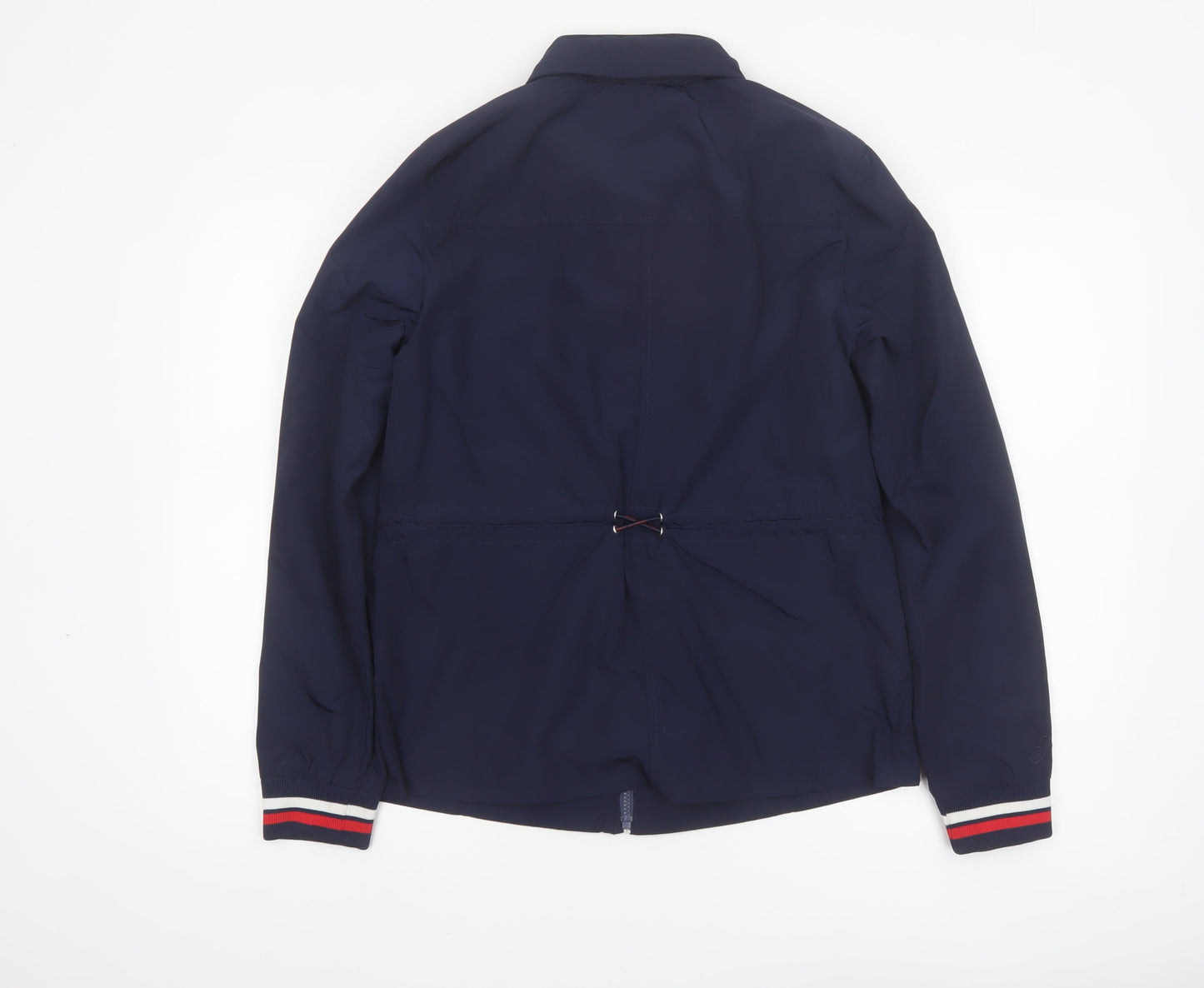 Tommy Hilfiger Women's Blue Bomber Jacket Size S Full Zip Lightweight