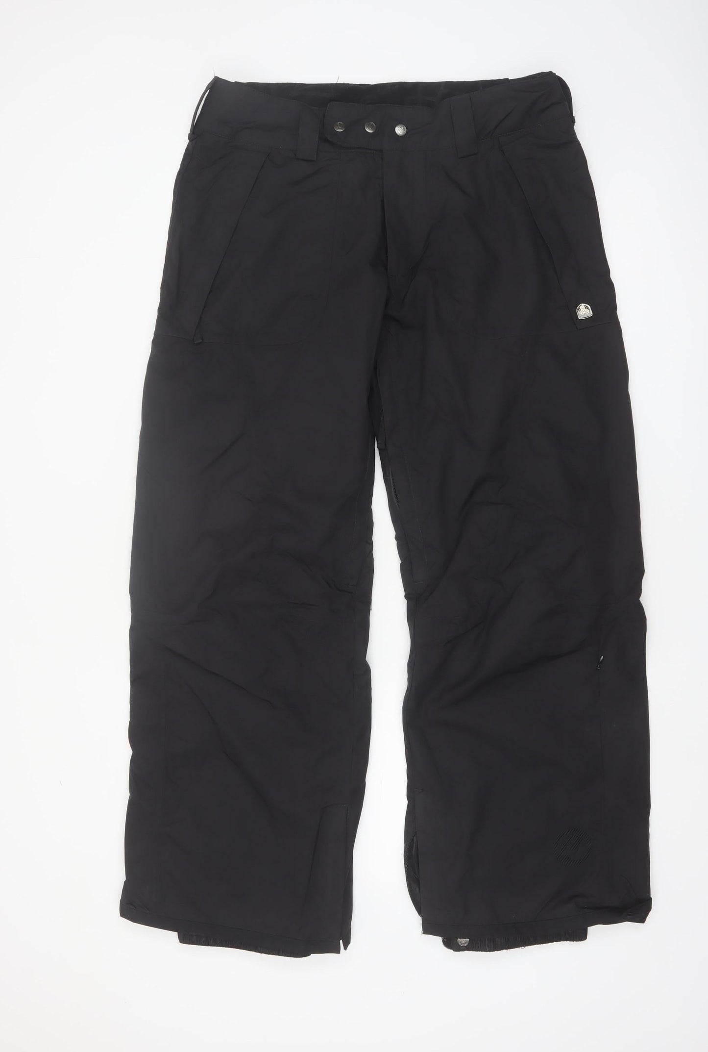 PowderRoom Trilogy Mens Black L Snow Pants Waterproof Winter Trousers