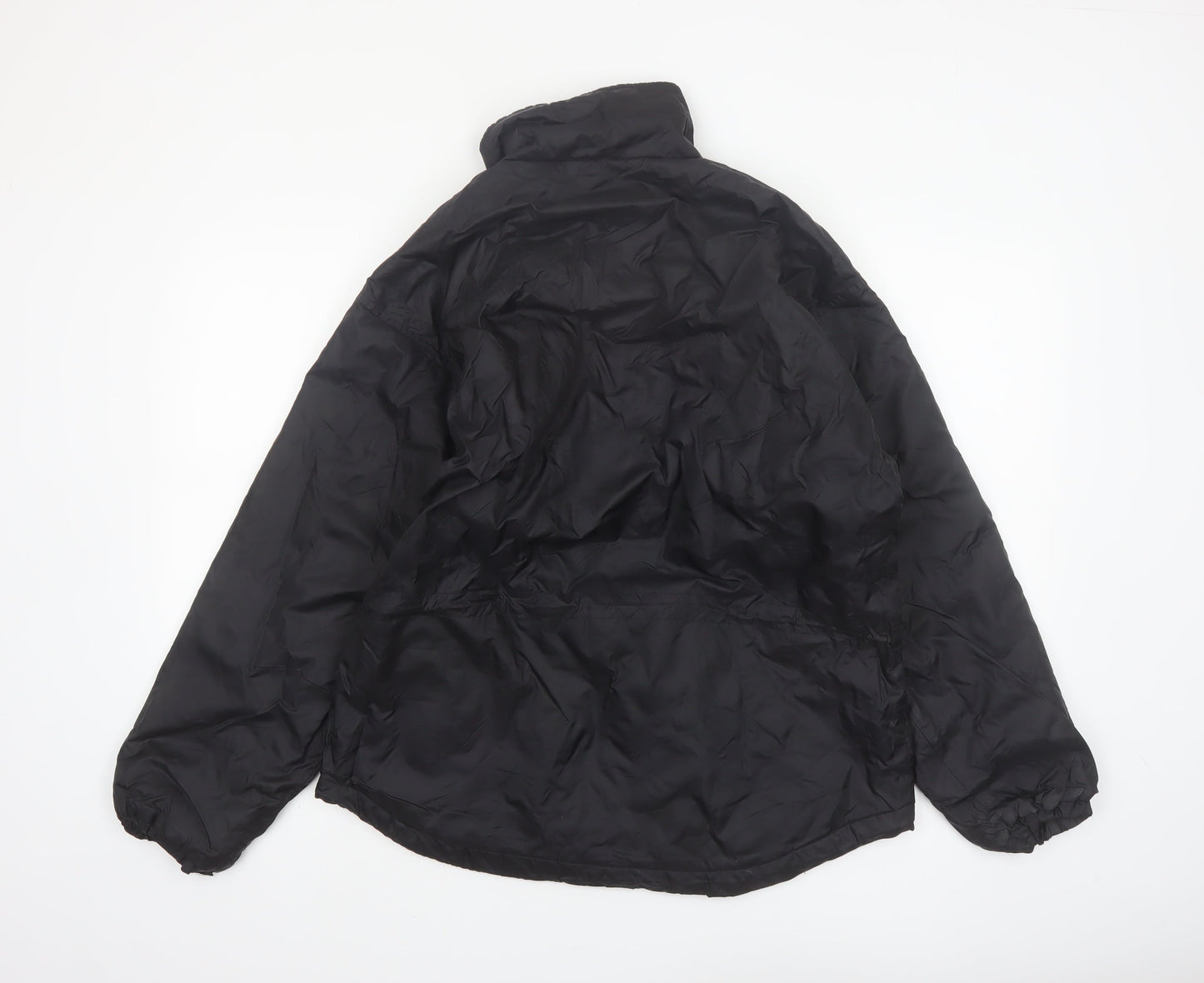 Columbia Women Black M Puffer Jacket Winter Fleece Lined Outdoor
