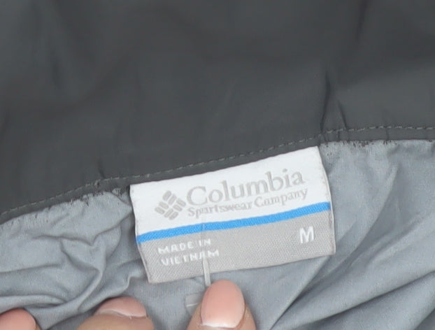 Columbia Men's Black M Windbreaker Jacket Lightweight Outdoor Coat