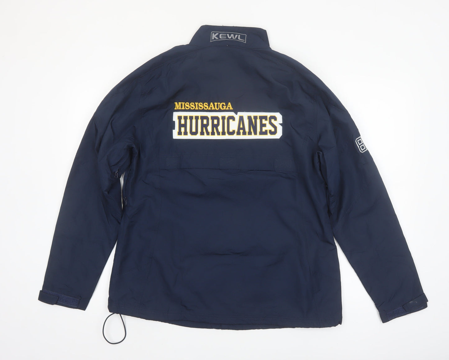 Kewl Men’s Blue Windbreaker Jacket L Sports Team Mississauga Hurricanes