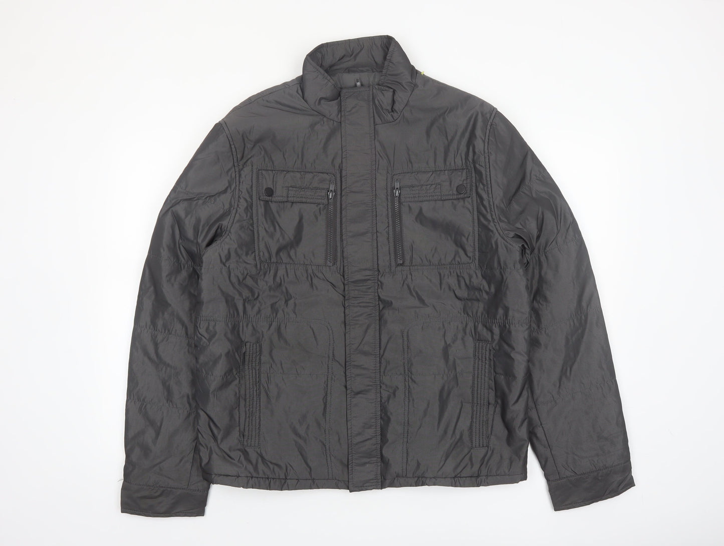 IN-C International Concepts Men's Grey L Puffer Jacket Polyester