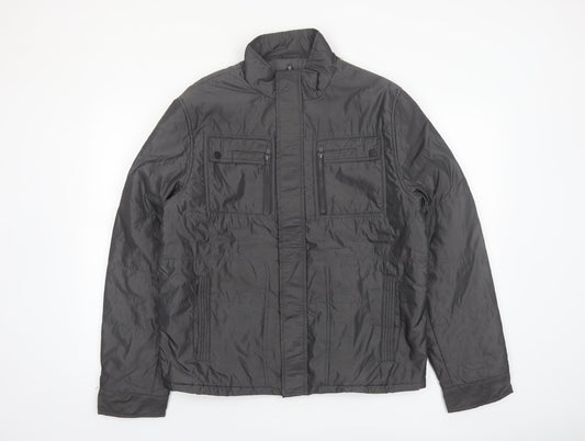 IN-C International Concepts Men's Grey L Puffer Jacket Polyester