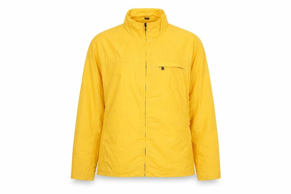 Dockers Womens Yellow XL Windbreaker Lightweight Jacket