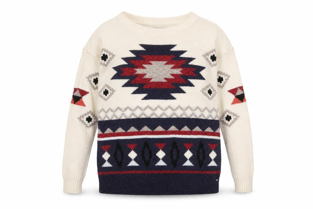American Eagle Outfitters Women’s Multicoloured Aztec Knit Jumper Size S