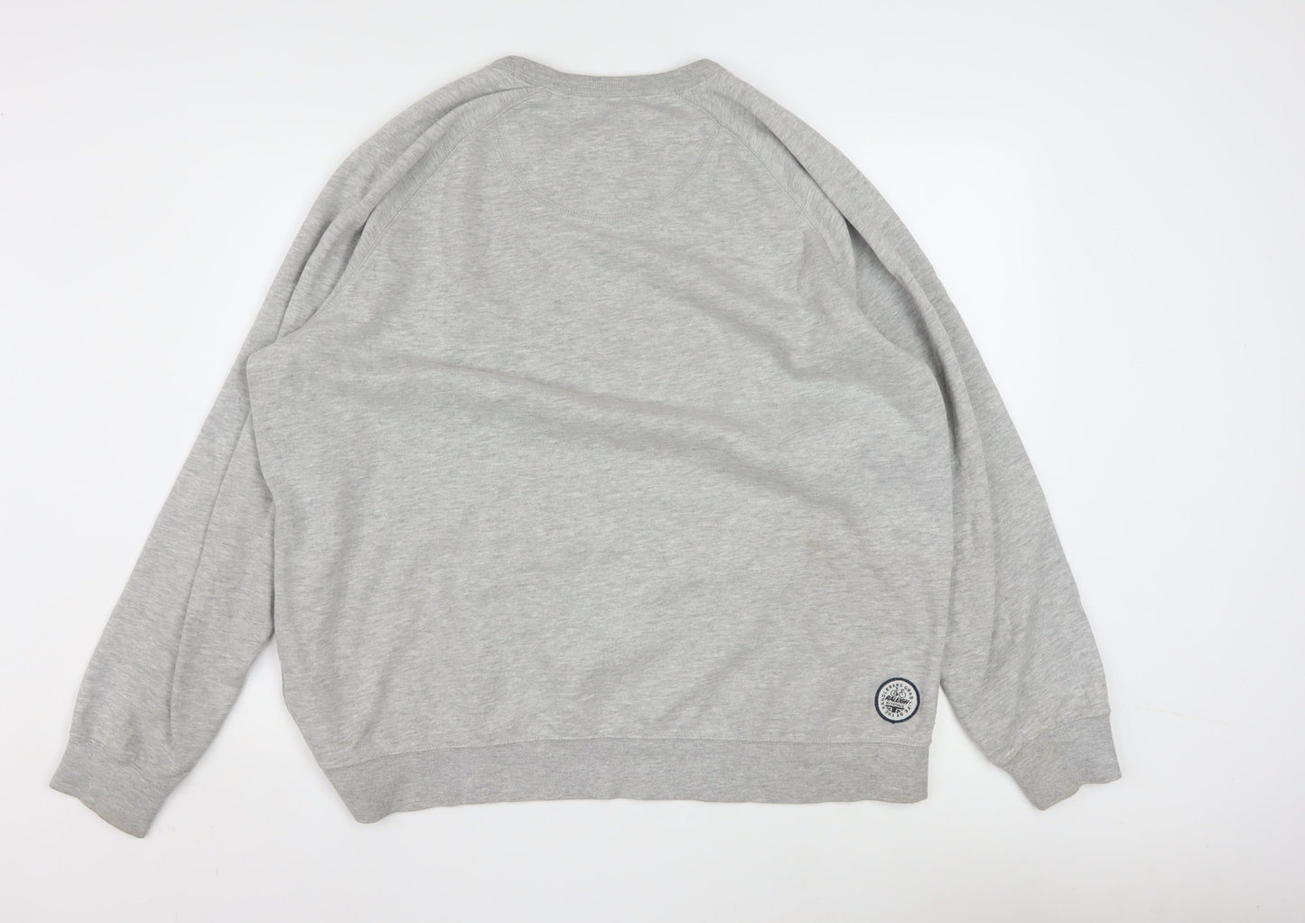 FatFace Men's Grey Raleigh Cycling Graphic Pullover Sweatshirt XL