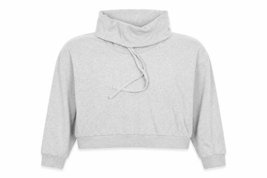 AllSaints Womens Grey XS Pullover Hooded Sweatshirt 100% Cotton