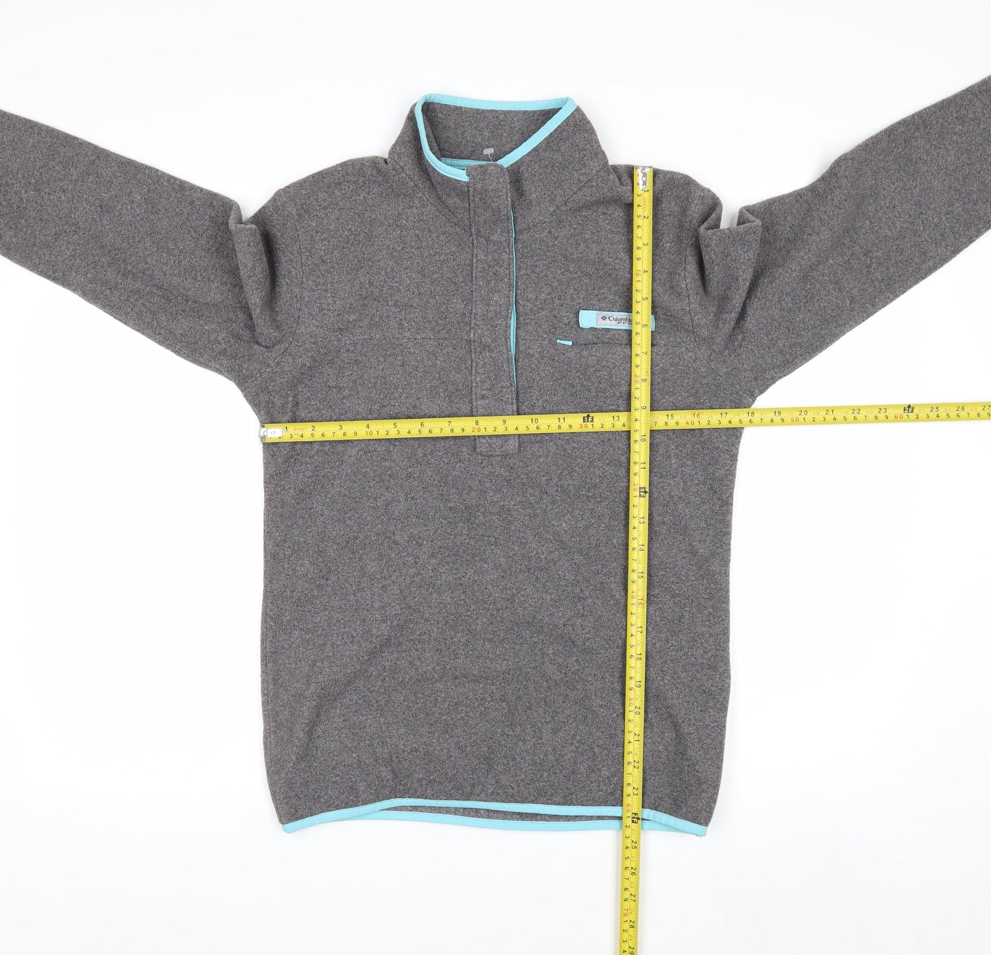 Columbia Women’s Grey Fleece Pullover Sweatshirt Small