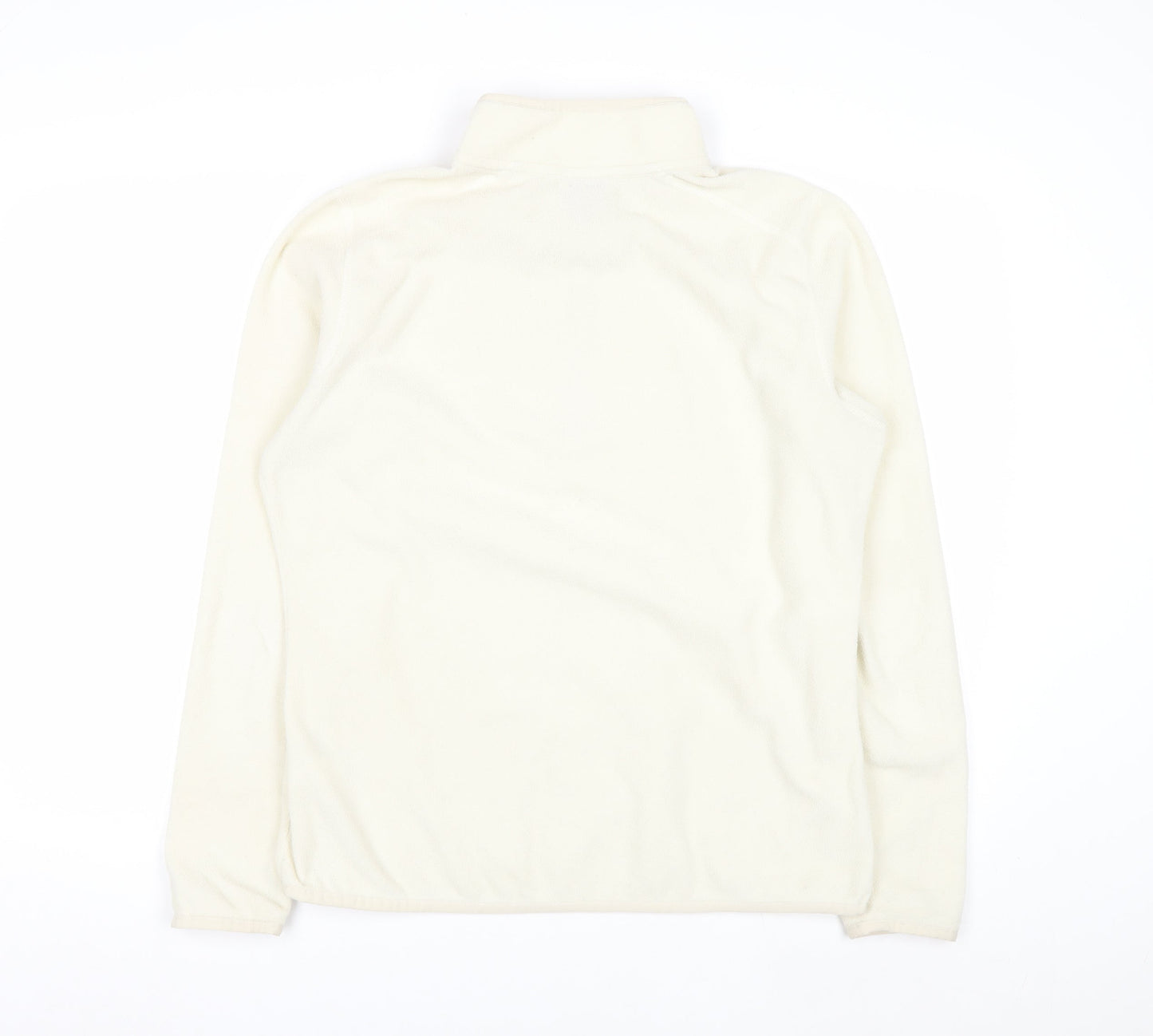 The North Face Women Ivory Fleece Pullover Sweatshirt XL Warm Zip Neck