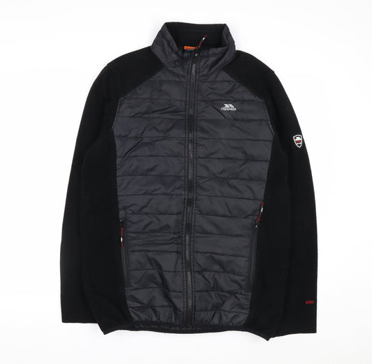 Trespass Men's Black M Fleece Puffer Jacket Outdoor Winter