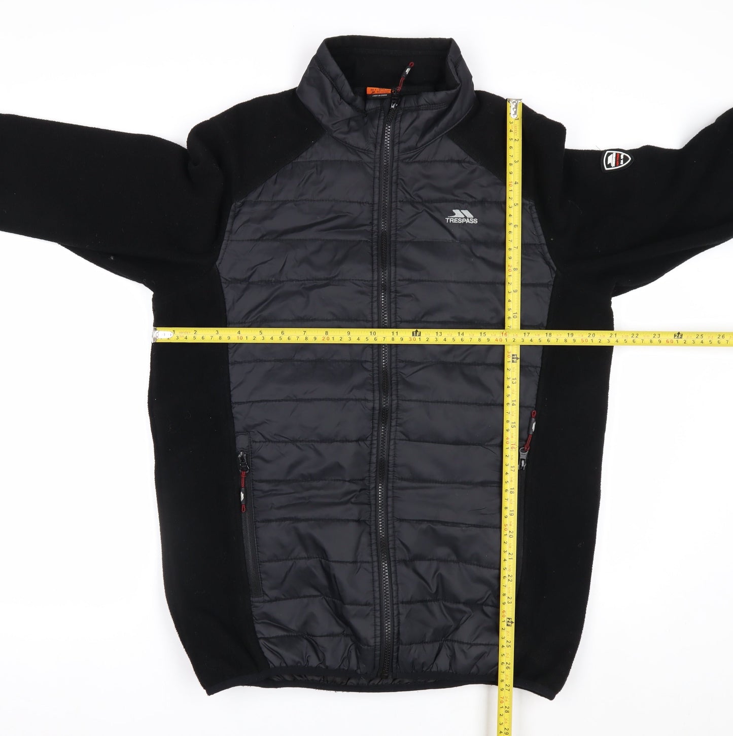 Trespass Men's Black M Fleece Puffer Jacket Outdoor Winter