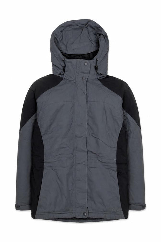 L.L.Bean Men's Grey Hooded Waterproof Insulated Parka Jacket M